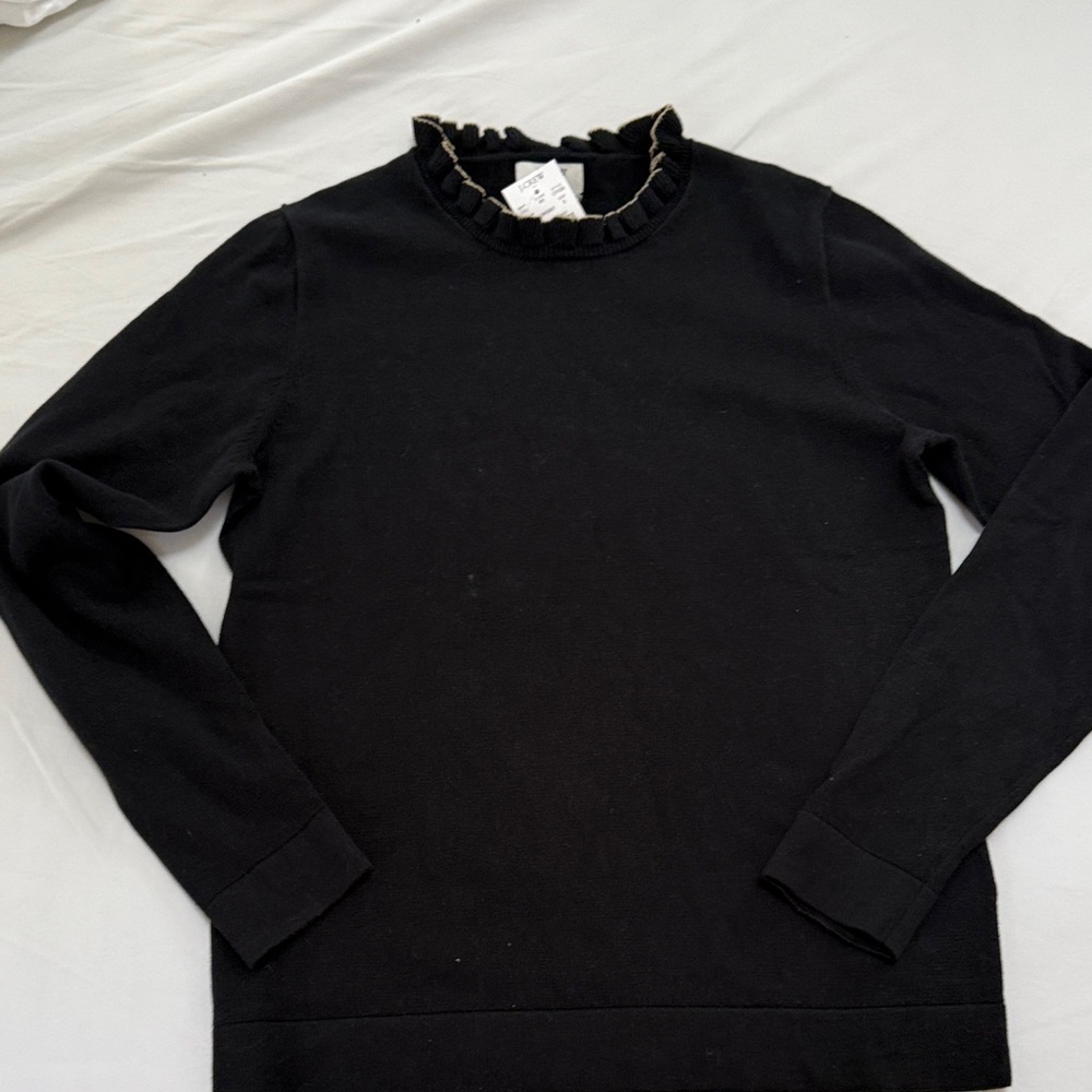 J. Crew Ruffle Neck Sweater